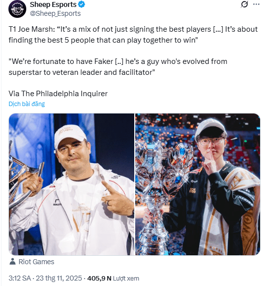 T1 CEO's controversial statement about recruiting players for T1.