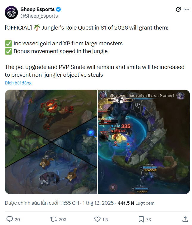 Riot adjusts the jungle, leading many to joke that this is a 'nerf to Gumayusi'.