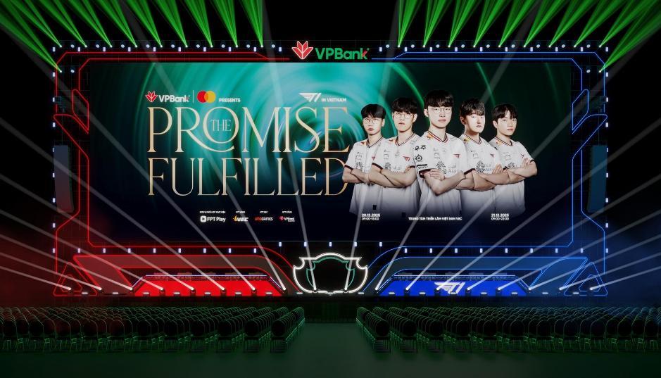 The historic showmatch between All-Star Vietnam and T1 broadcasted on a 500m² screen.