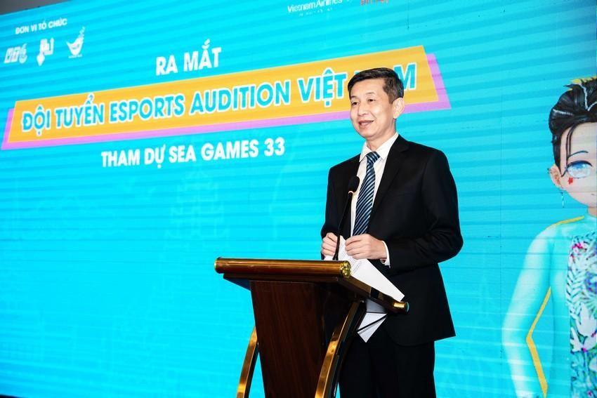 Mr. Nguyễn Danh Hoàng Việt – Director of the Vietnam Department of Physical Education and Sports speaking at the ceremony