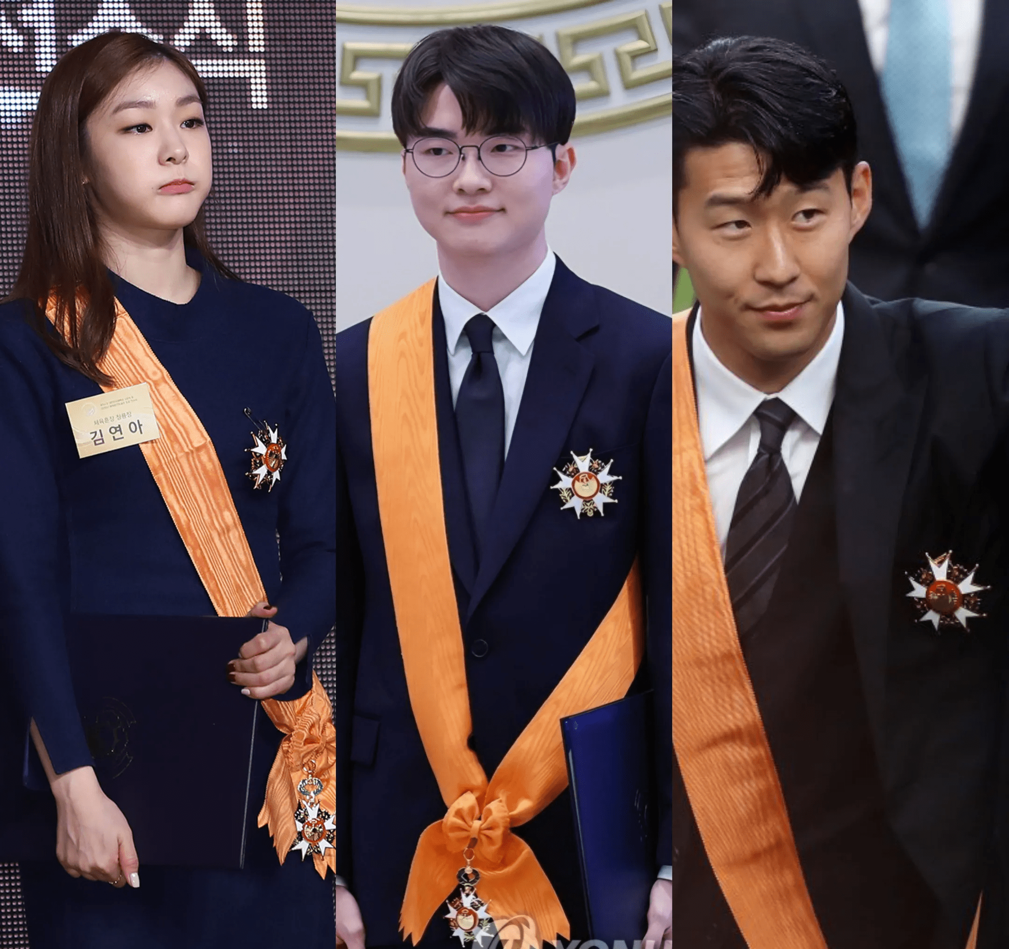 He is the first Esports athlete to receive this honor and officially stands alongside legends Kim Yuna (left) and Son Heung-min.