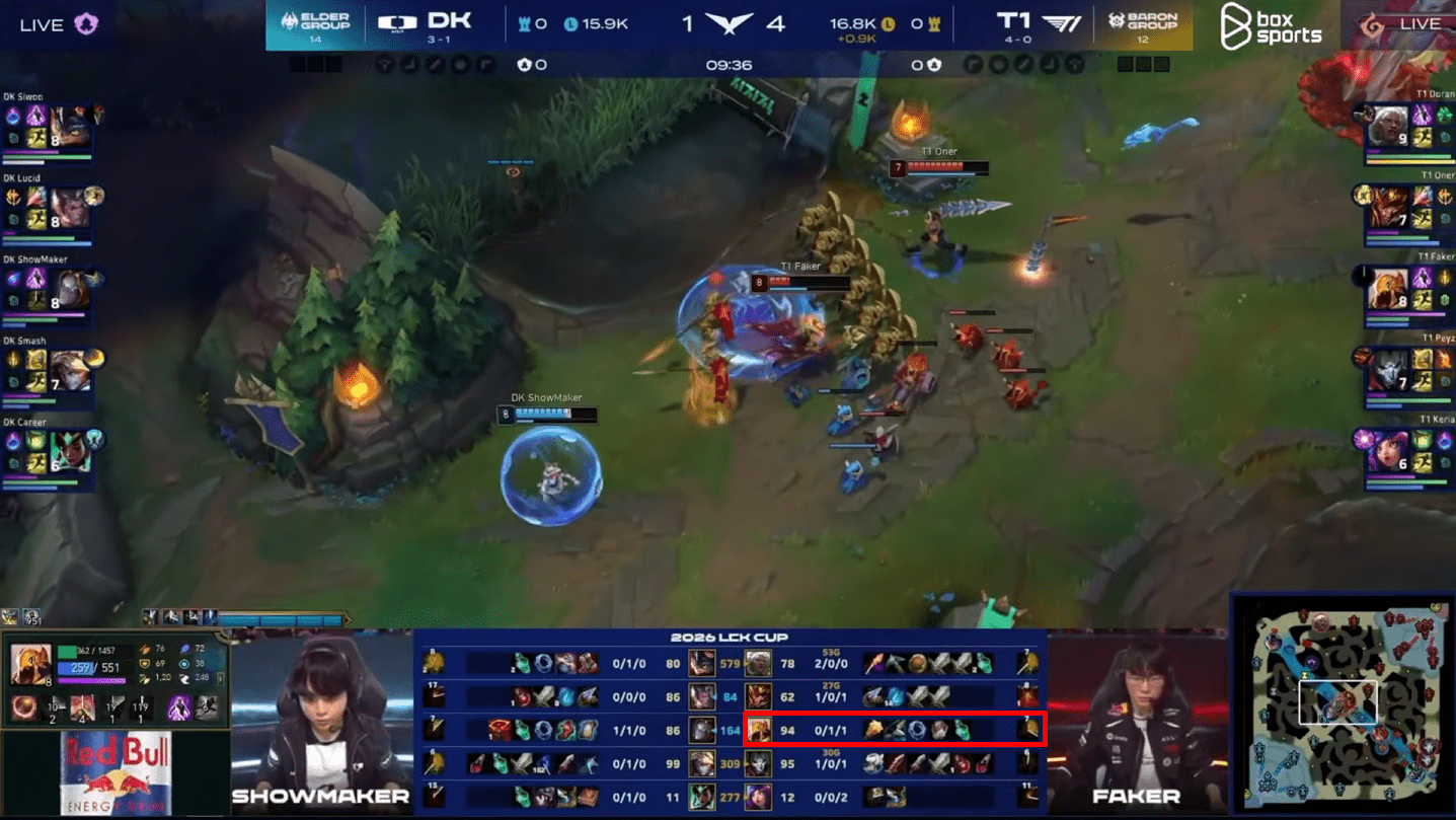 He bought and held onto the Null-Magic Mantle until nearly mid-game.