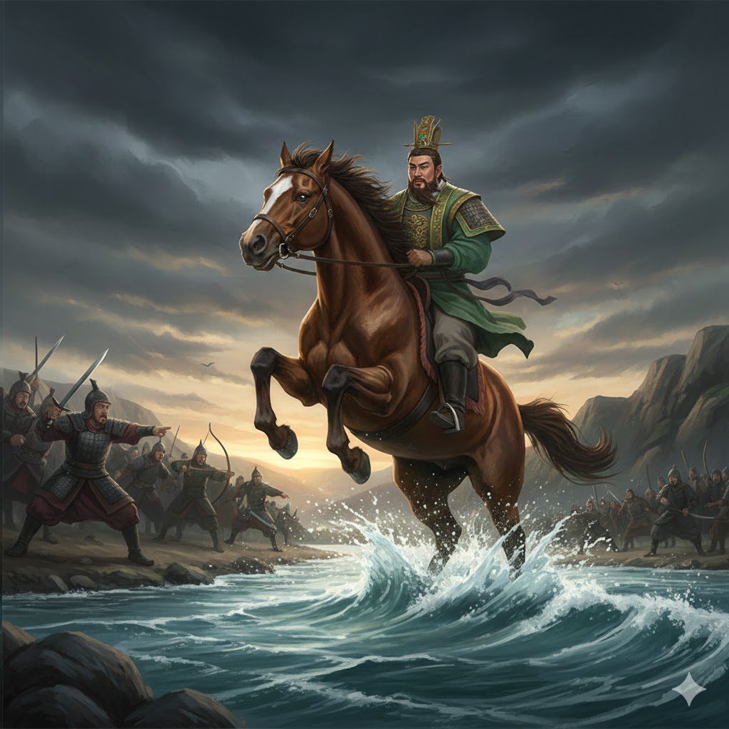 Dich Lu is the horse that played a significant role in shaping the Three Kingdoms by saving Liu Bei at Dan Khê Stream.