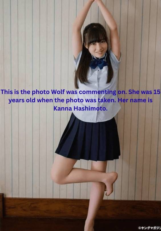 A photo of idol Kanna.