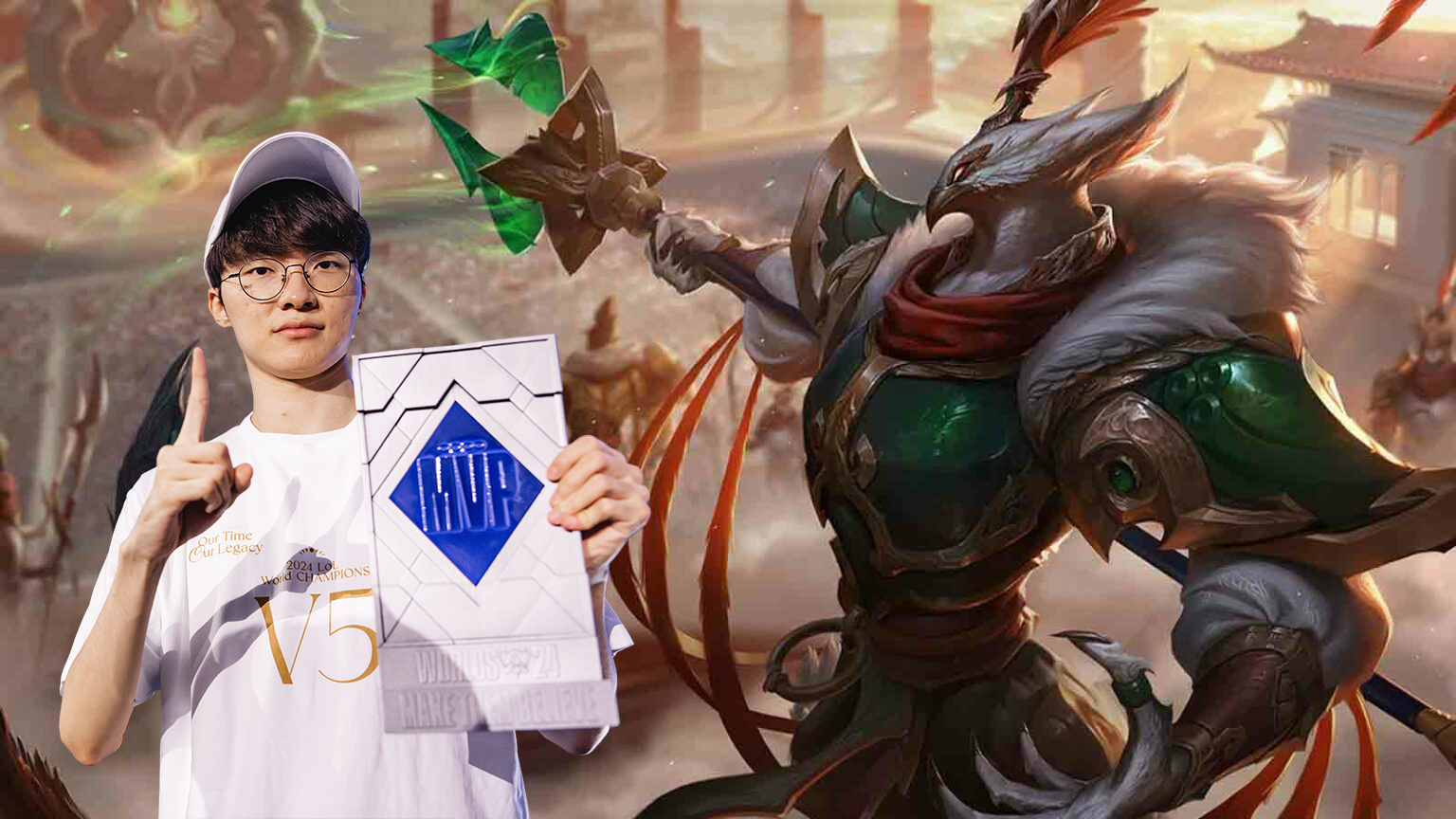 Faker also sets standards for using Azir.