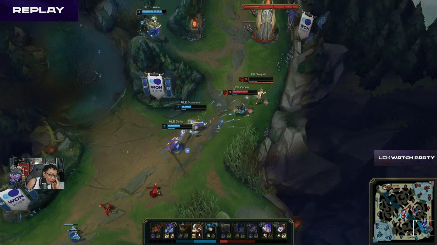 In the match against DK, Kanavi demonstrated exceptional leadership and macro skills.