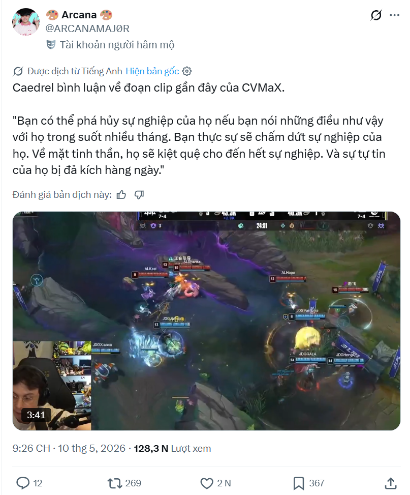 Caedrel also finds issues with this.