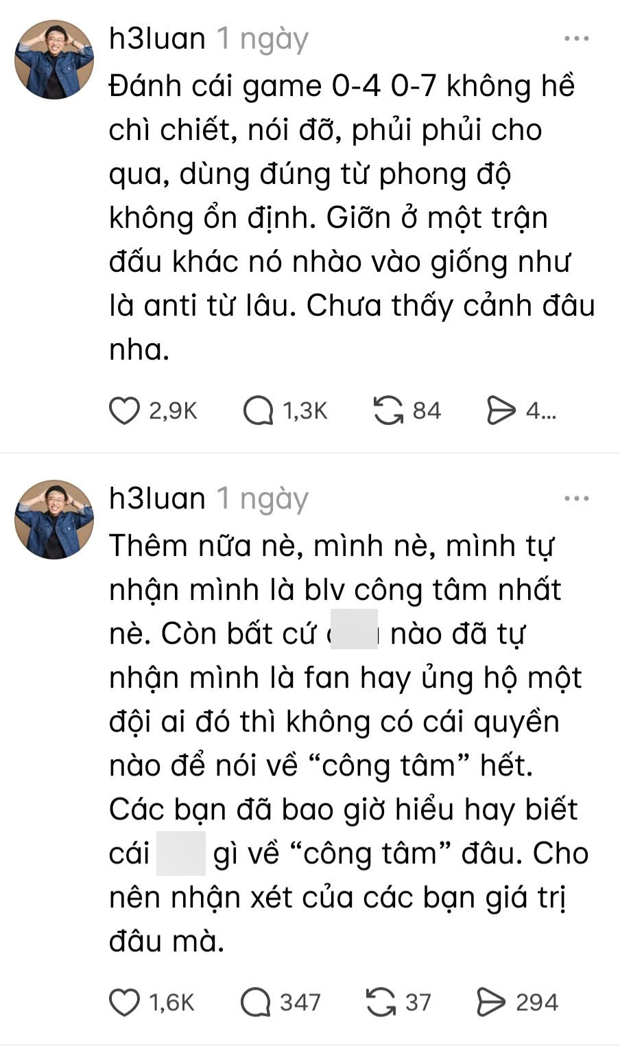 Caster Hoàng Luân ready to 'face off' with a segment of Gumayusi's fans.