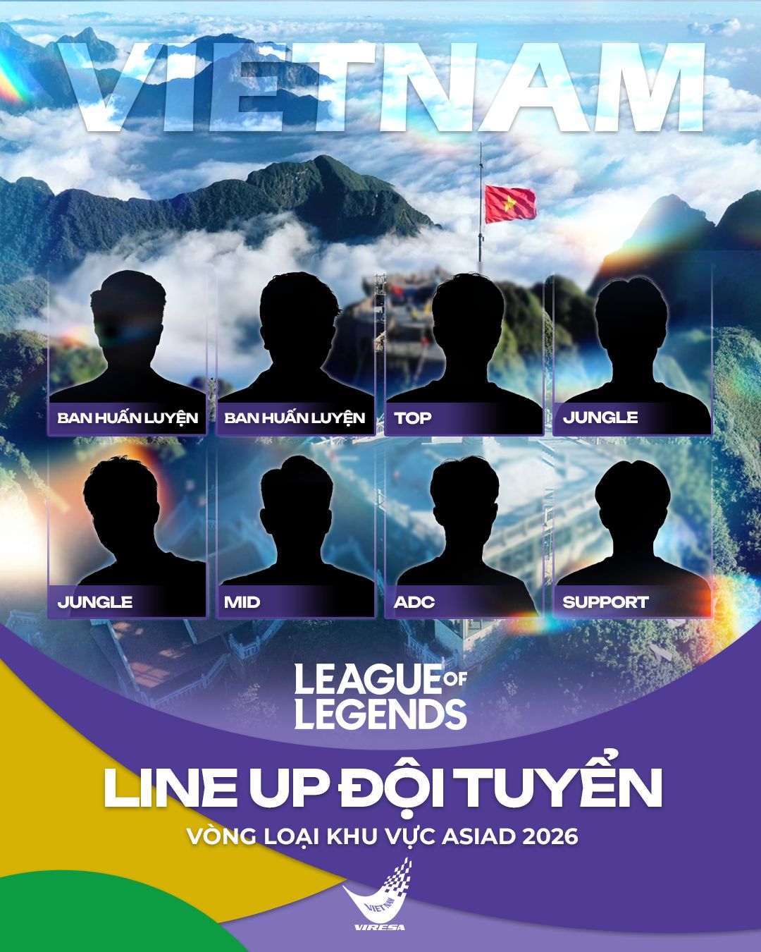 Hints about Vietnam's LoL team for ASIAD 2026.