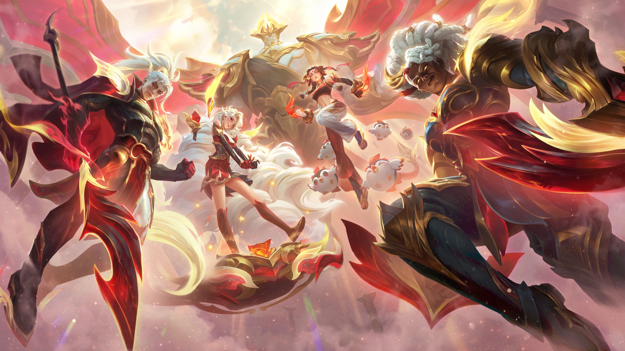 T1 2025 Worlds skin lineup.